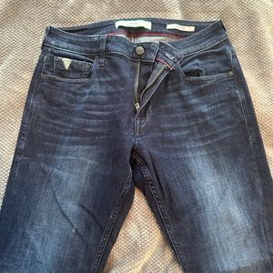 Mens Guess Original Design slim tapered jeans